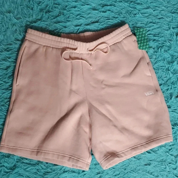 VANS NWT Pink Sweat Shorts - Picture 1 of 5
